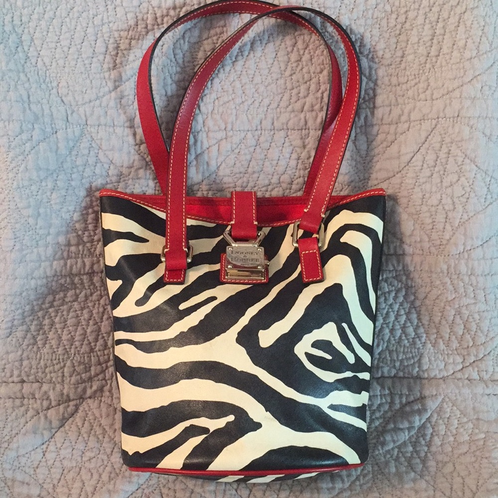 Dooney & Bourke Zebra bucket bag